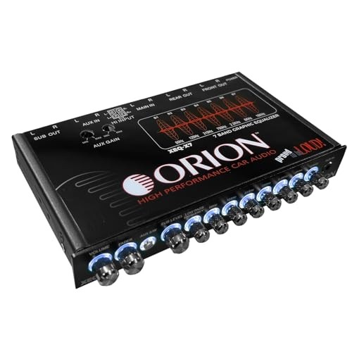 XEQ-X7 7-Band Graphic Equalizer with Front 3.5mm AUX Input – 7-Band Equalizer