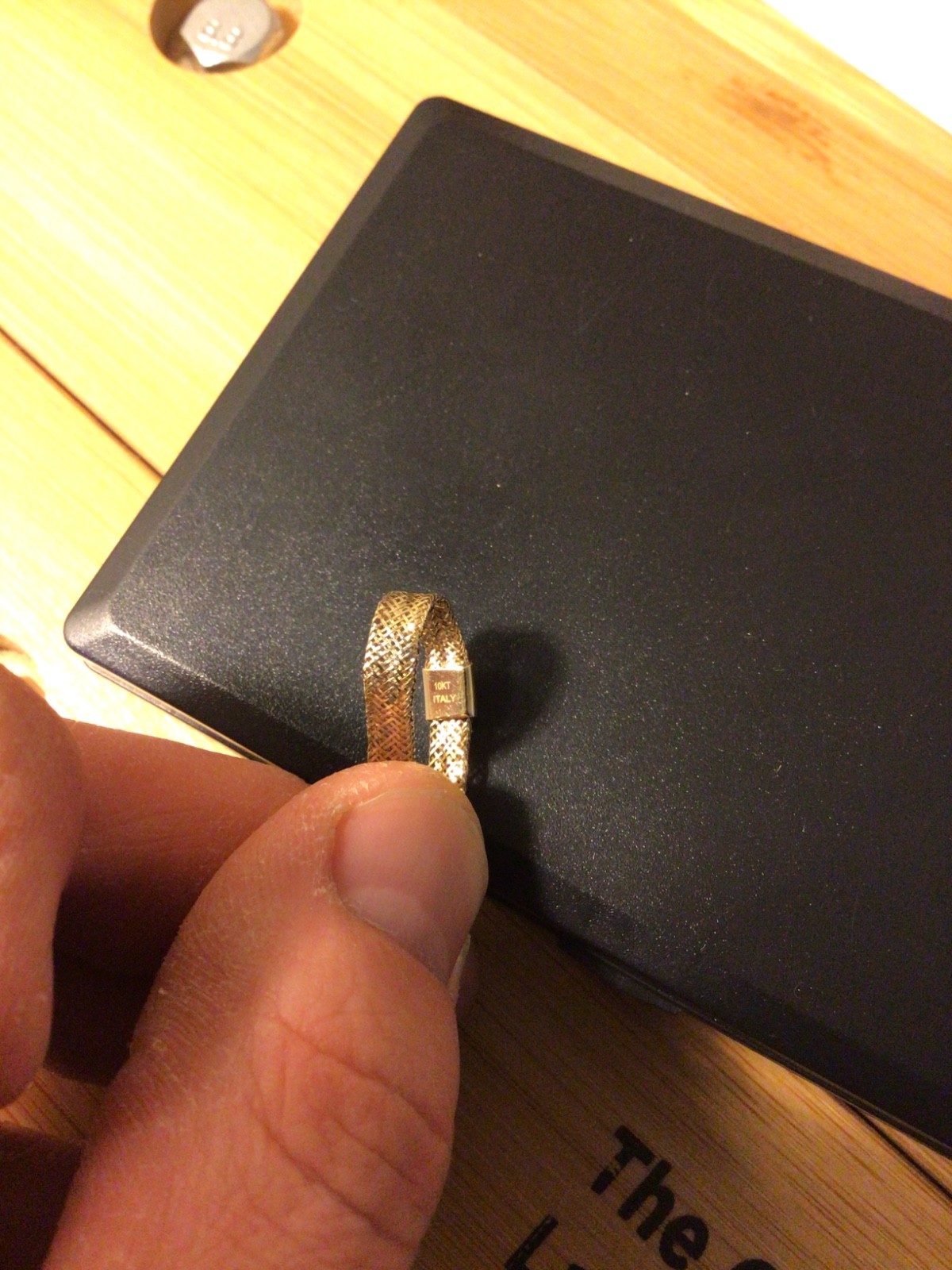 10k gold toe ring used condition