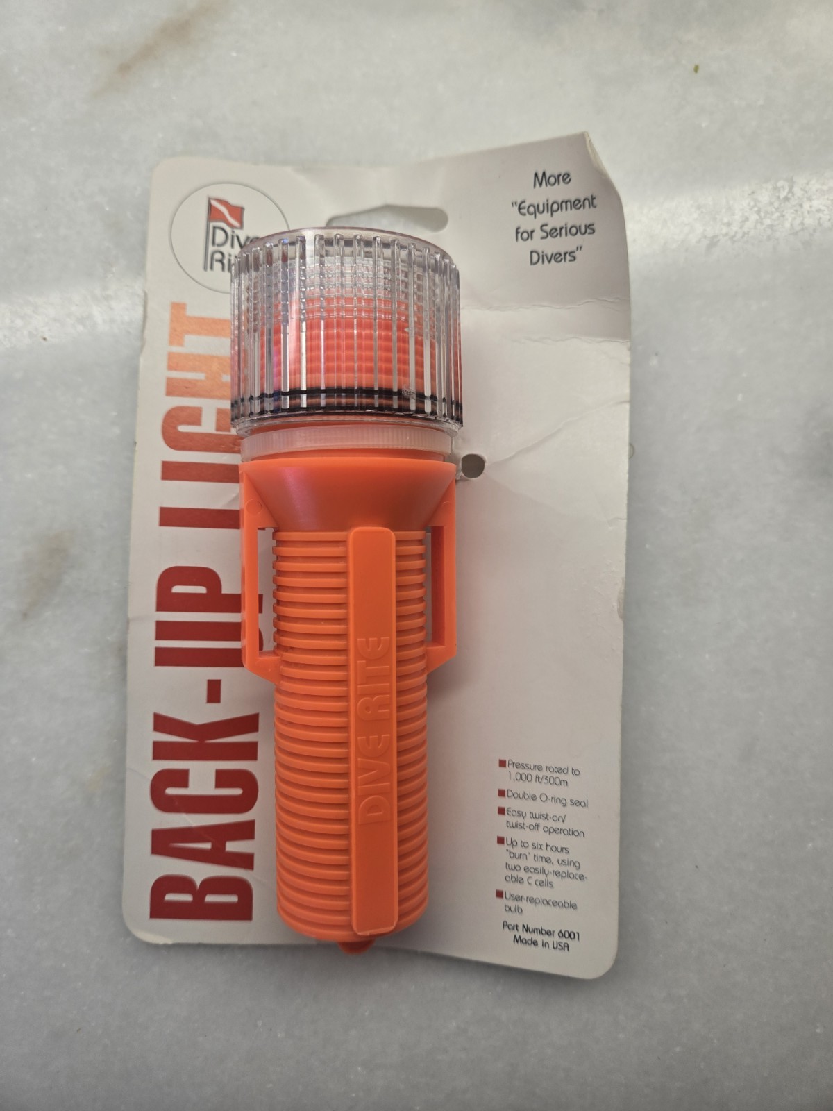Dive Rite Back Up Light 6001