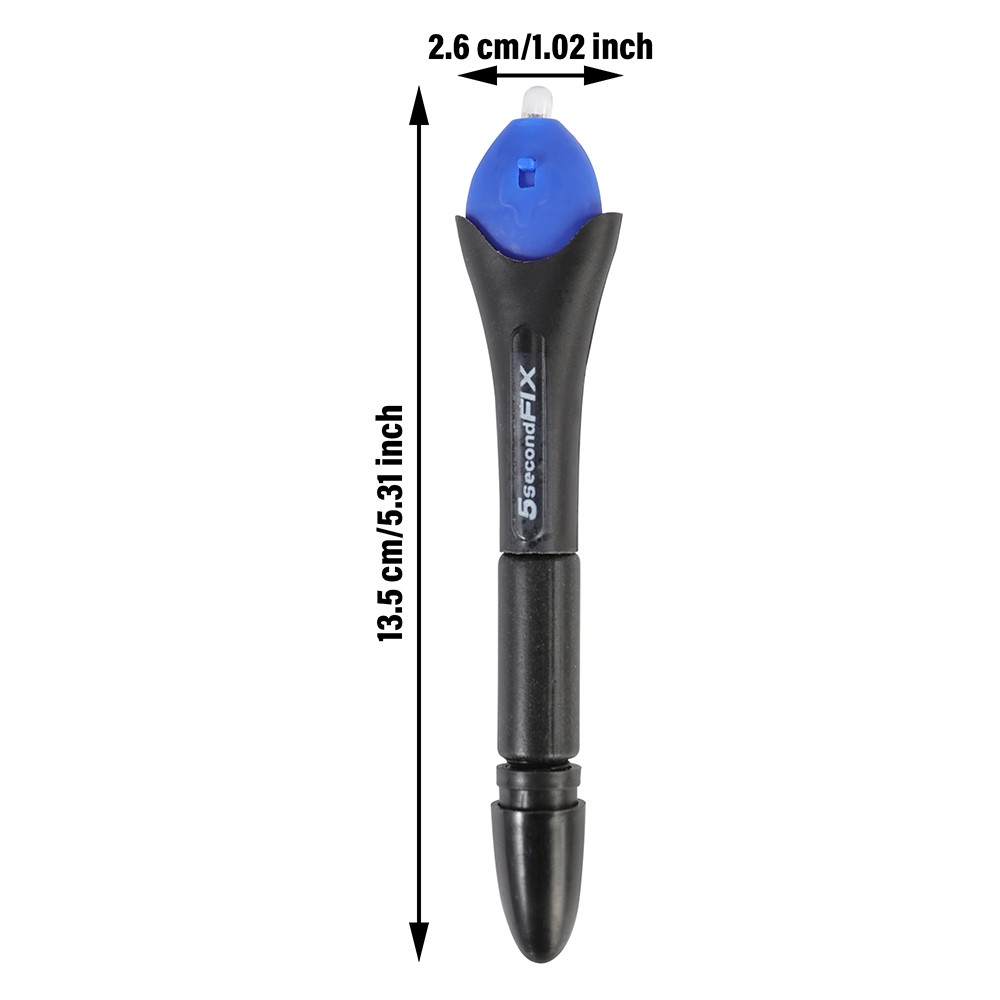 UV Plastic Welding Tool Set with 5 Second Cure Glue Refill Liquid