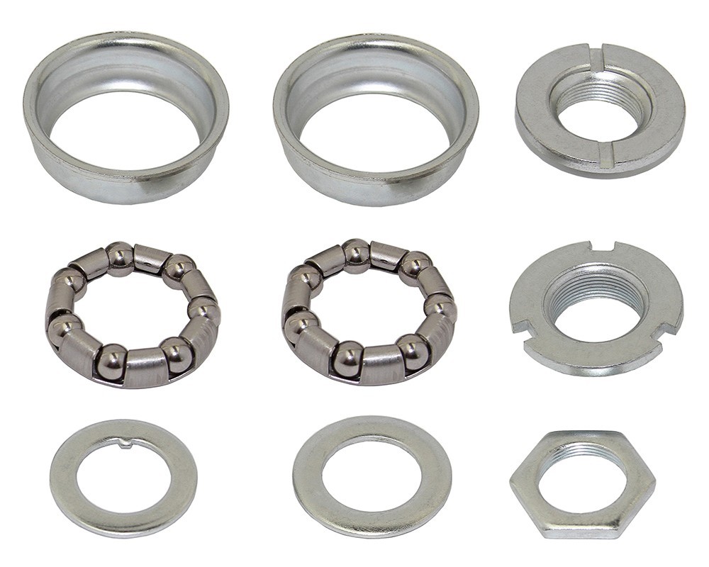 Bottom Bracket Set w/Bearings For 1/Piece Crank 5/16x7 BMX Cruiser Bike Bicycle