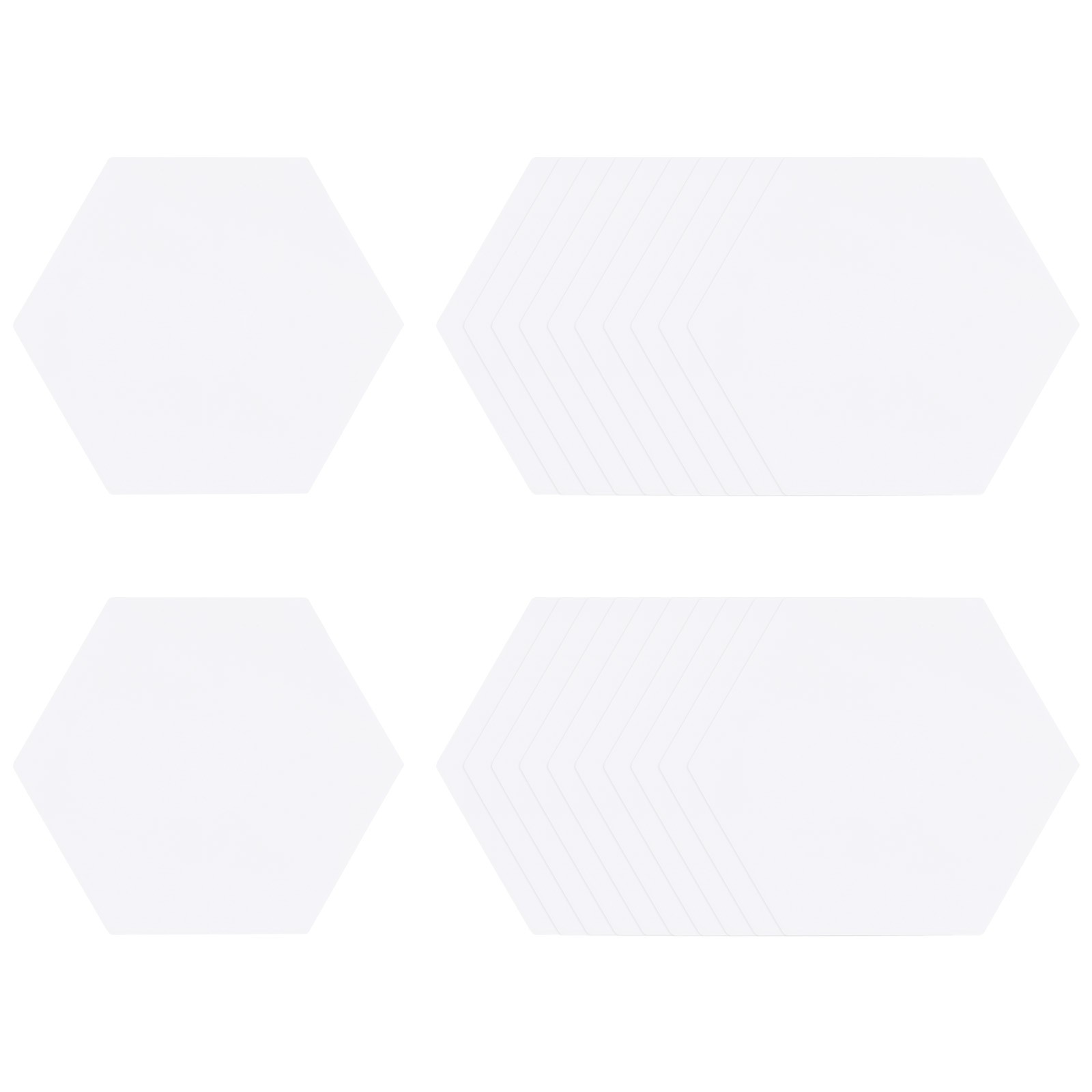 200 Count English Paper Piecing Hexagon 22mm Shapes for Sewing