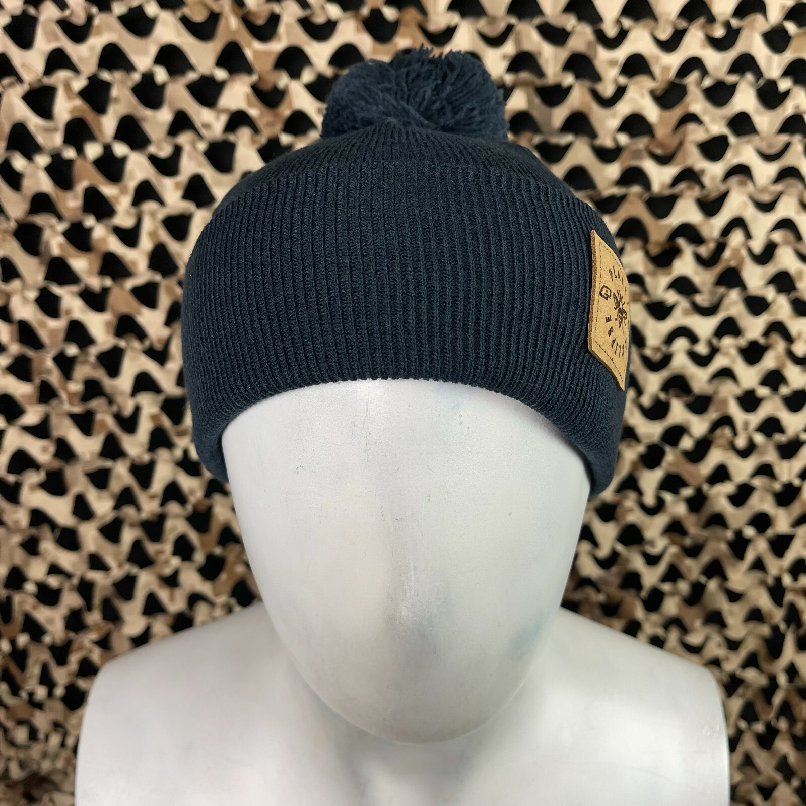 NEW Planet Eclipse Worker Pom Beanie - French Navy