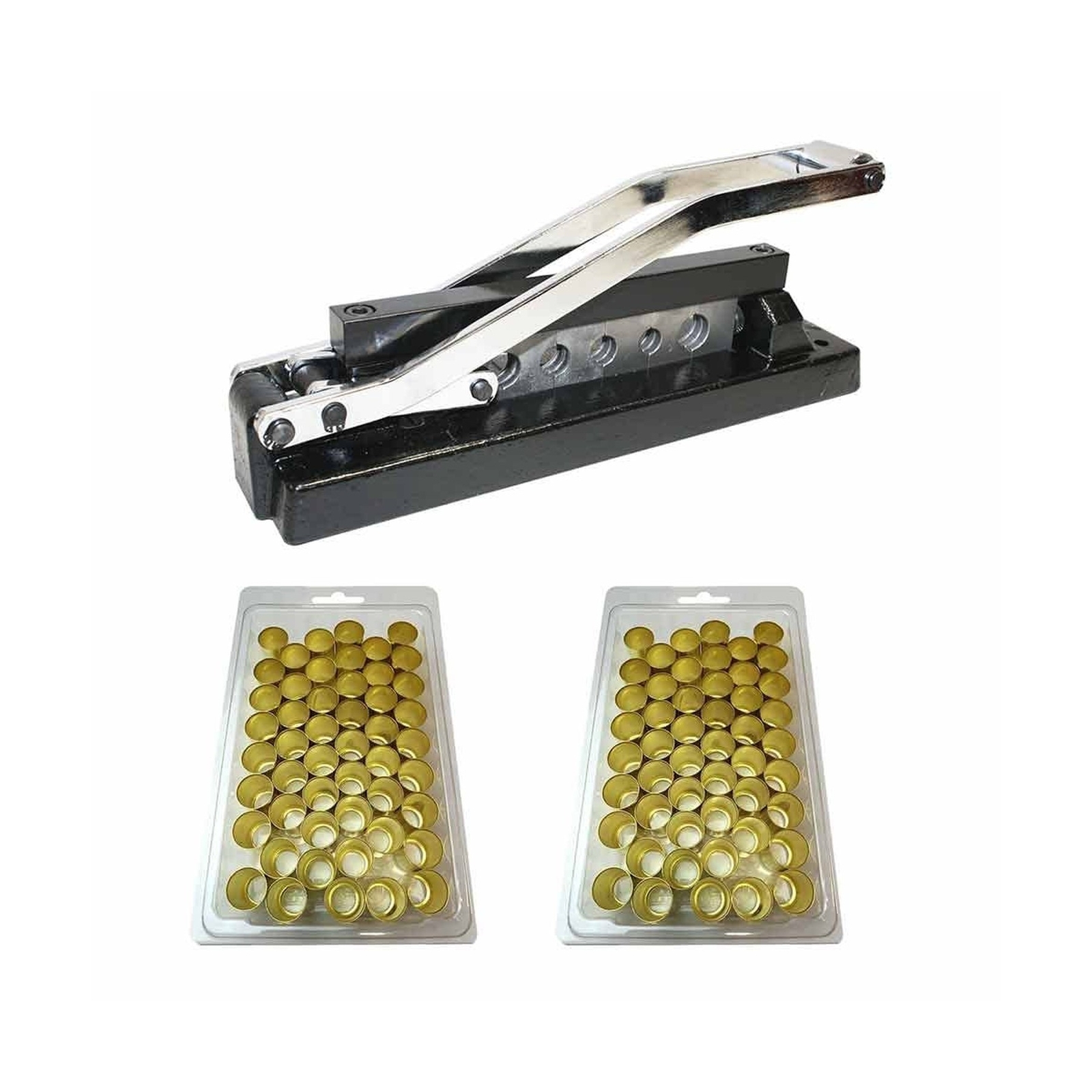 Interstate Pneumatics H8-KIT Heavy-Duty Bench Crimper (H8) with Ferrules (50p...