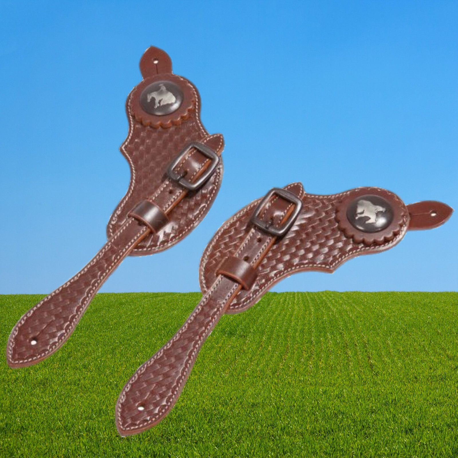 Wildhorn Western Spur Straps, Western Spur Straps Reiner, Show Track Straps