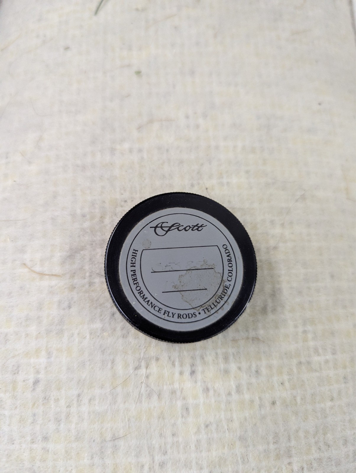 scott fly rod case screw cap