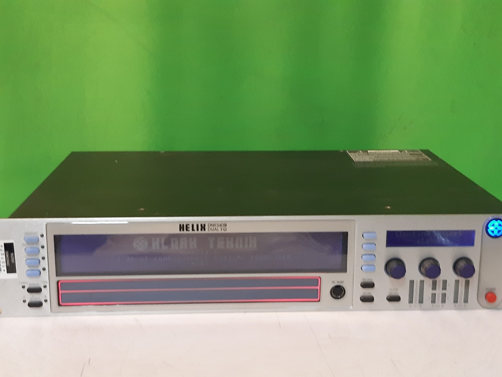 Klark Teknik DN9340 Helix Digital 2-Ch 1U Rack Equalizer Graphic/Parametric