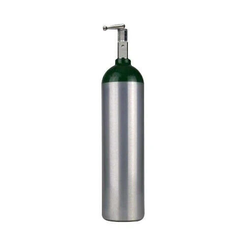 Dixie EMS Aluminum Oxygen Cylinder With Toggle Valve - Size D