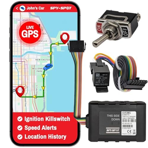 GV53MG 4G LTE Hardwired GPS Tracker with Kill Switch | Real-Time Tracking, Geo