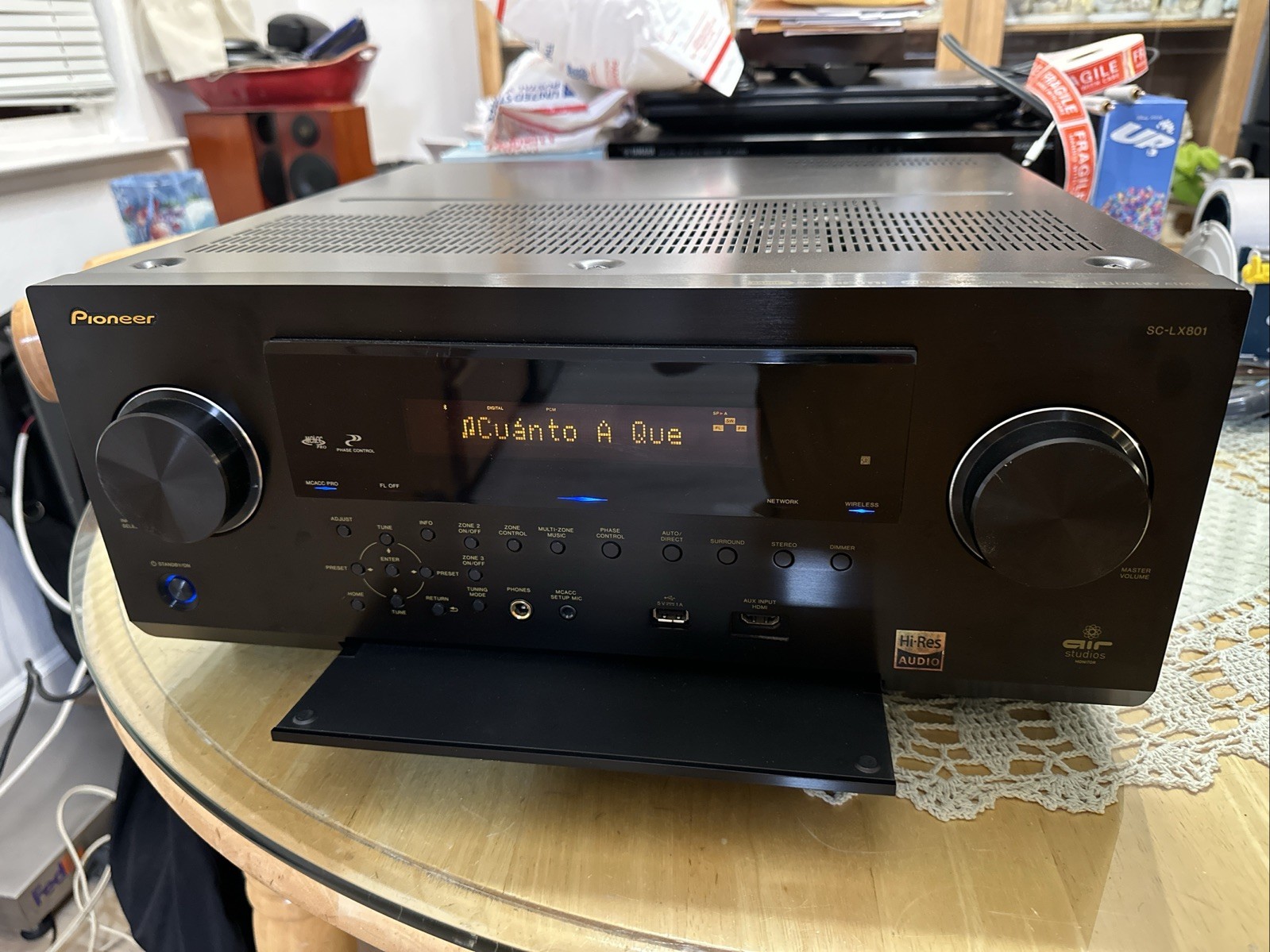 Pioneer Sc-lx801 Av Receiver 9.2 Channel Home Theater Amplifier Dolby Atmos 4k
