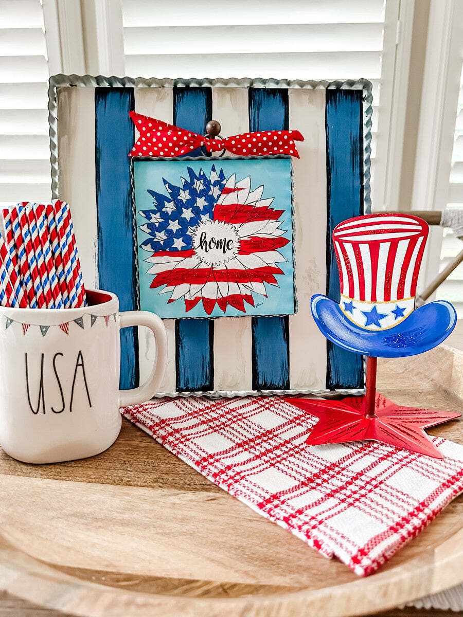 Mini "Home" Flower Flag Print