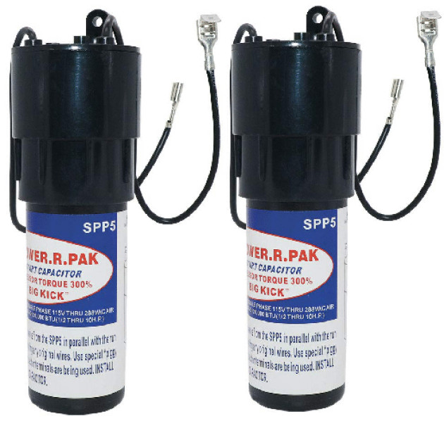 SPP5 Hard Start Super Boost HVAC Relay and Start Capacitor Pack Of 2