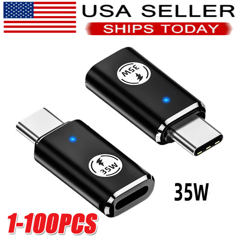 35W USB-C Male to iOS Female Adapter + lanyard For iPhone 15 Pro Max 15 Plus lot