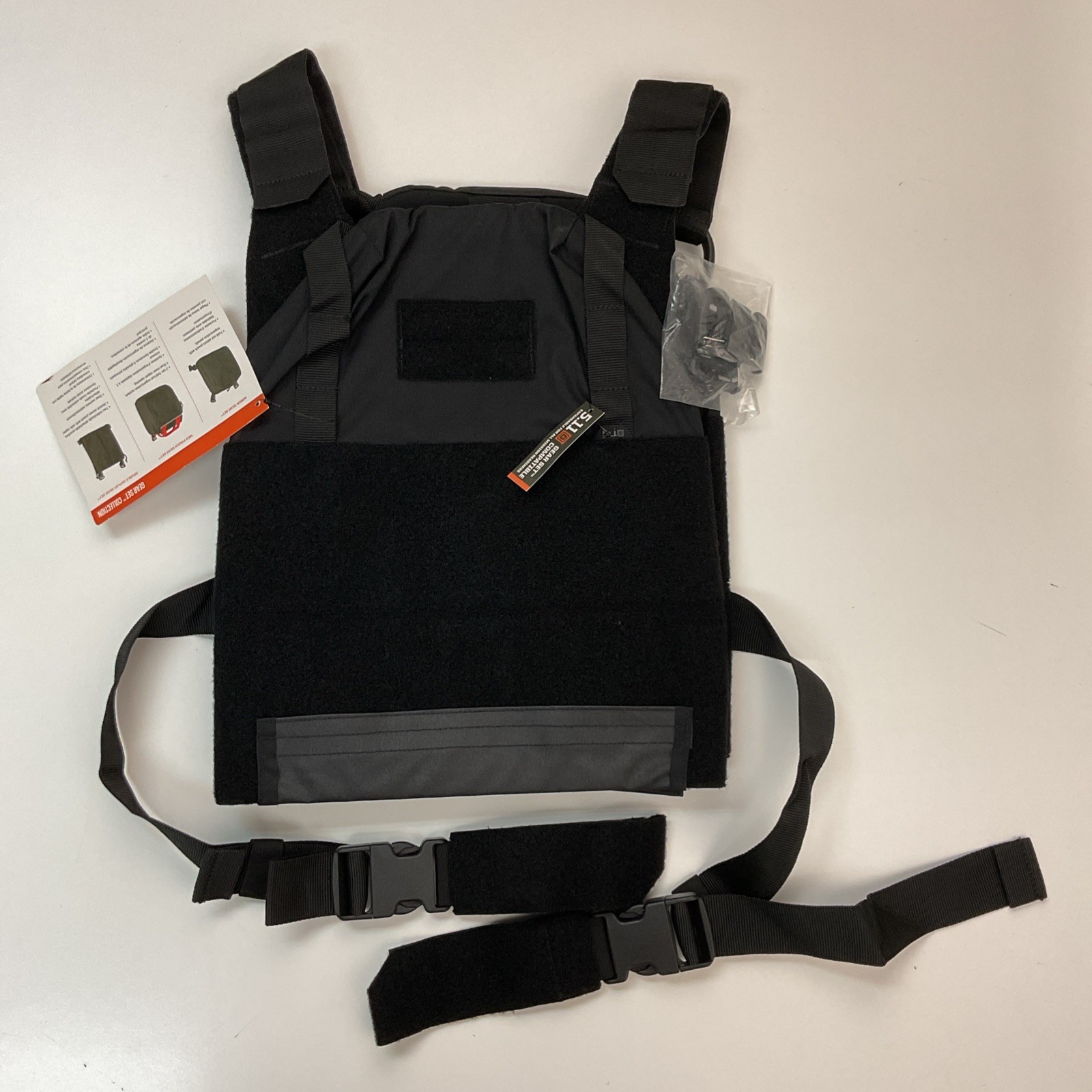 56546 5.11 Tactical Unisex Prime Plate Carrier Black
