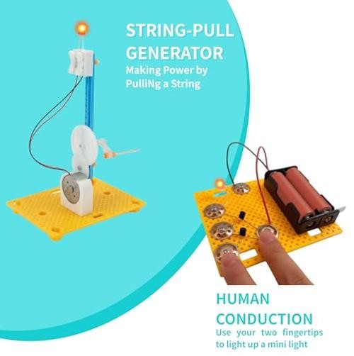 STEM Electric Circuit Kits - 8 Experiments in 7 Sets Science Circuit Kit