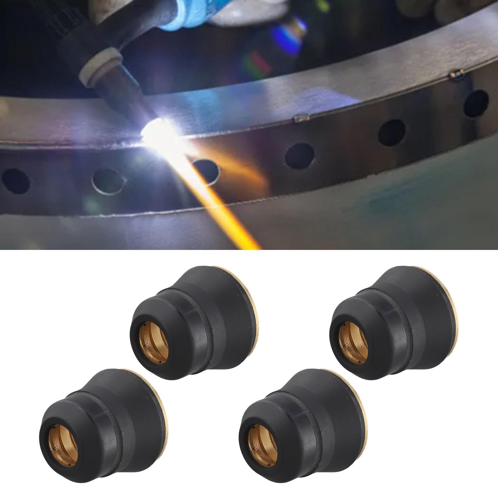 Shield Cap Kit of 4 for Harbor For Freight and For iPT65 Plasma Torches