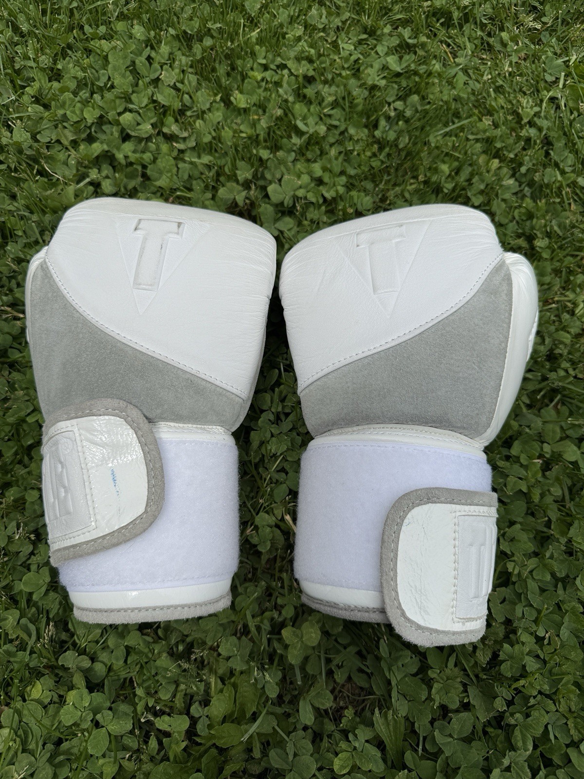 Title Boxing Pro  Training Gloves - White 14oz