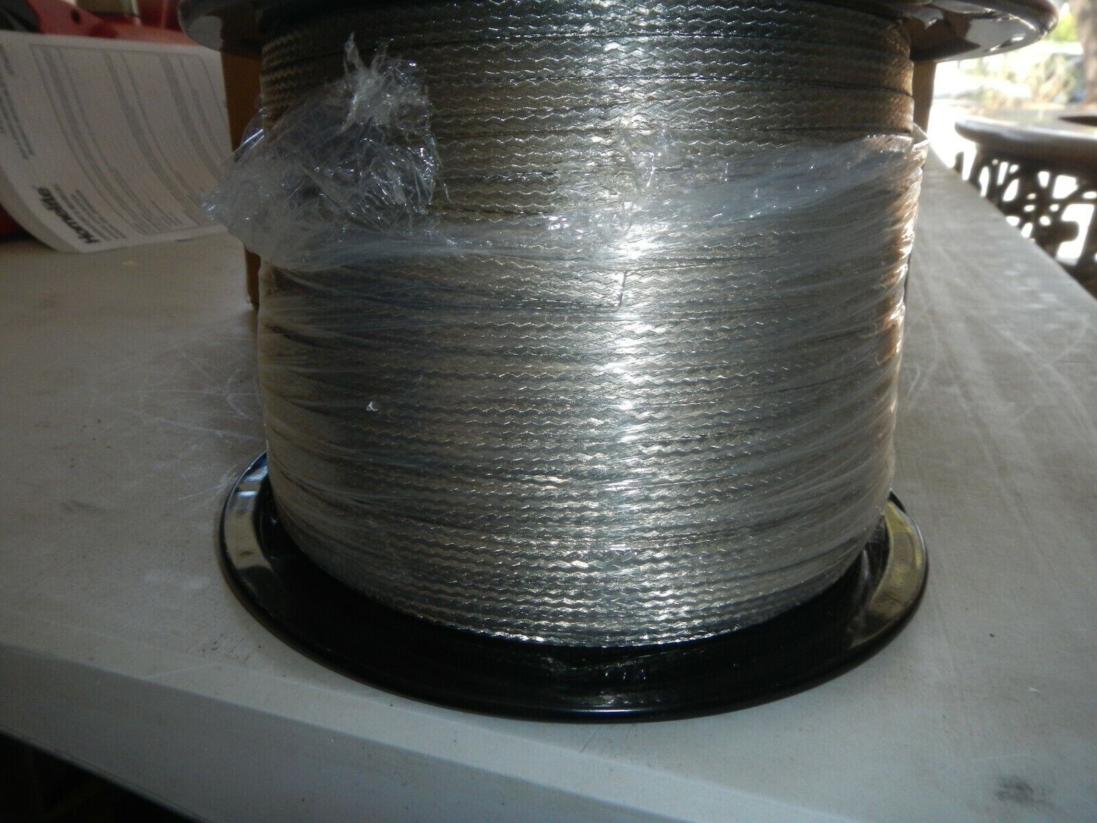 Braided braid Flat Wire 1/4" Wide Ground Strap ARCADE PINBALL (BUY PER FT) NEW