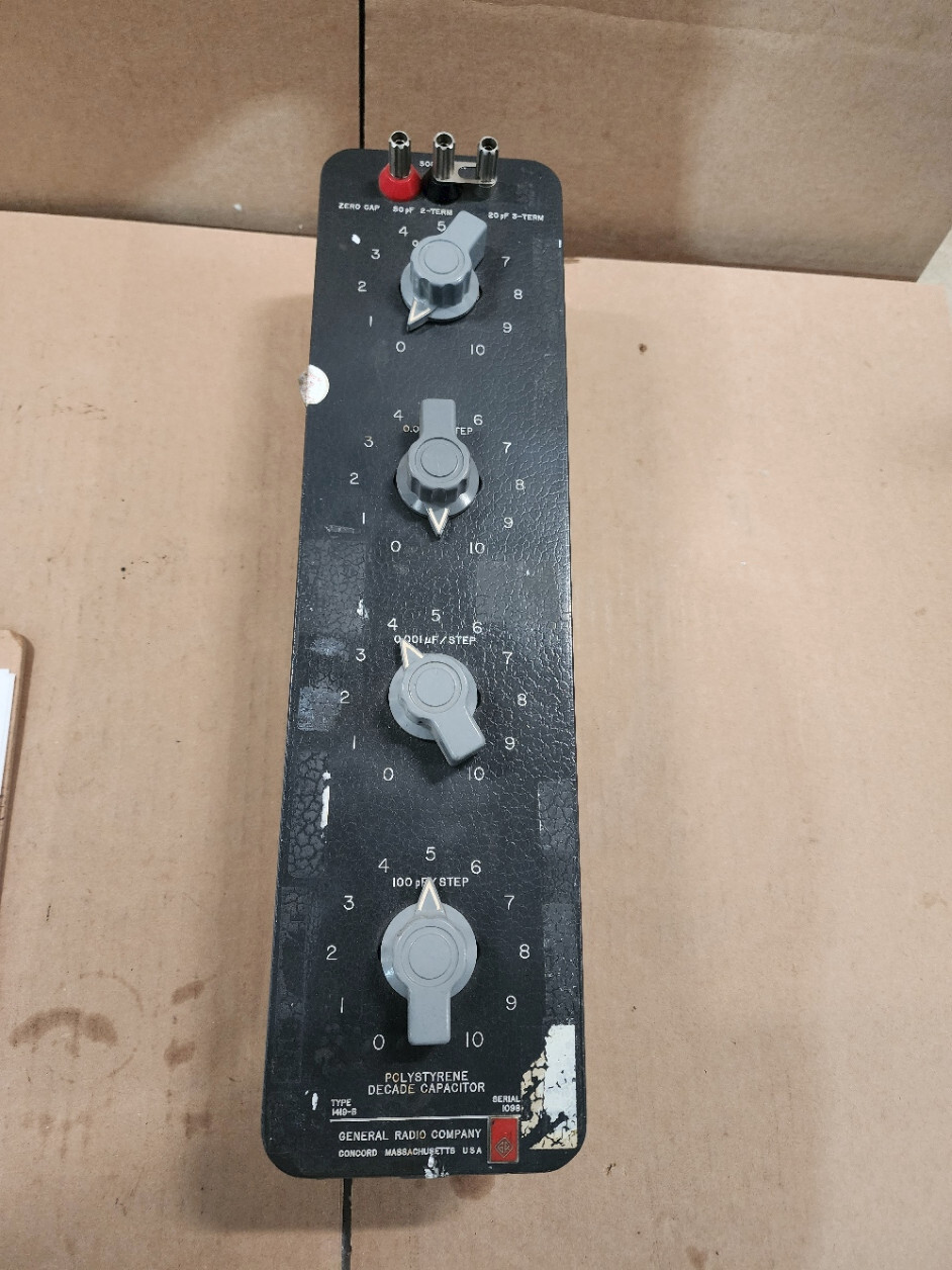 GenRad General Radio 1419-B Polystyrene  Decade Capacitor Unit #2