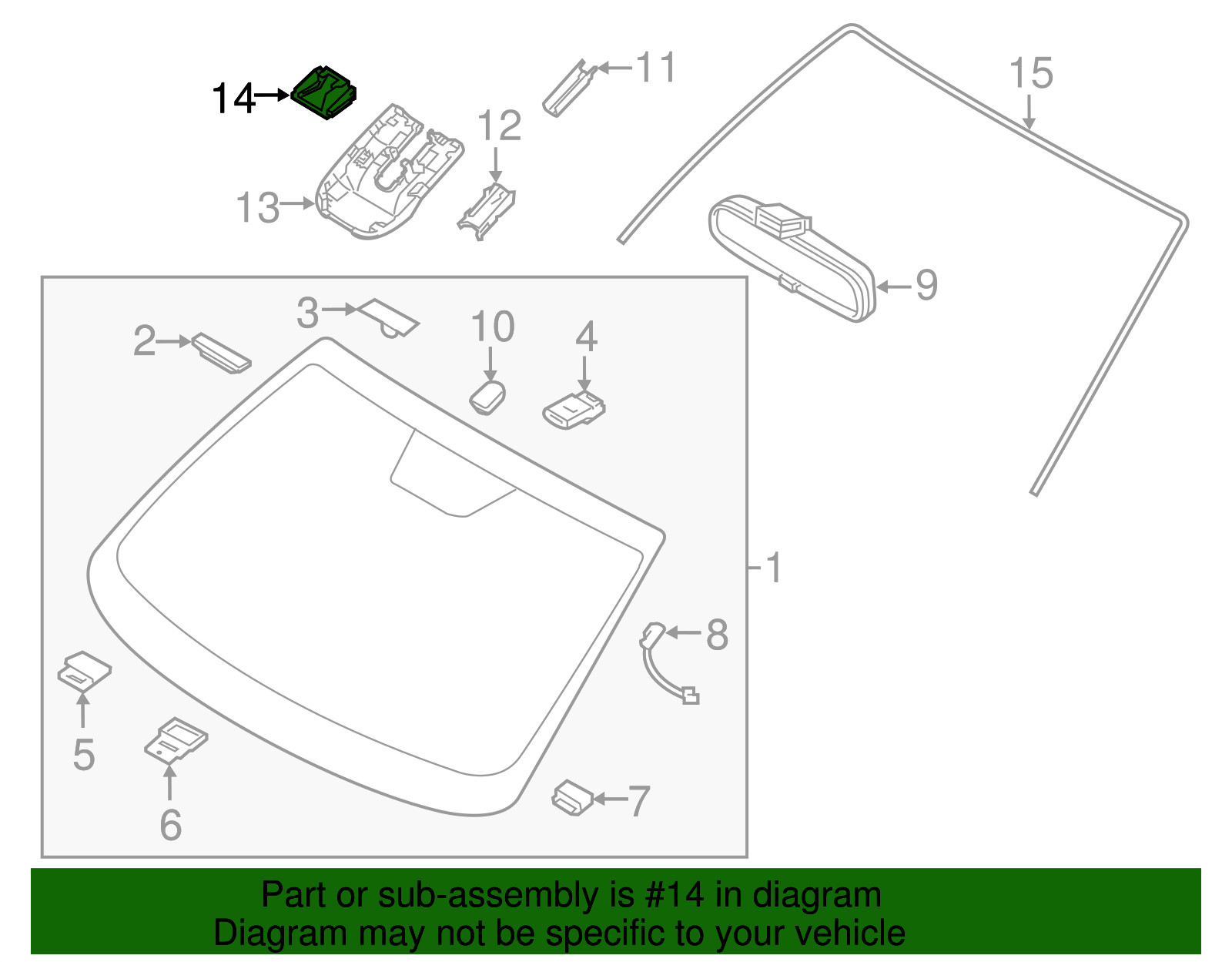 Genuine Hyundai Front Camera 95895-D3500
