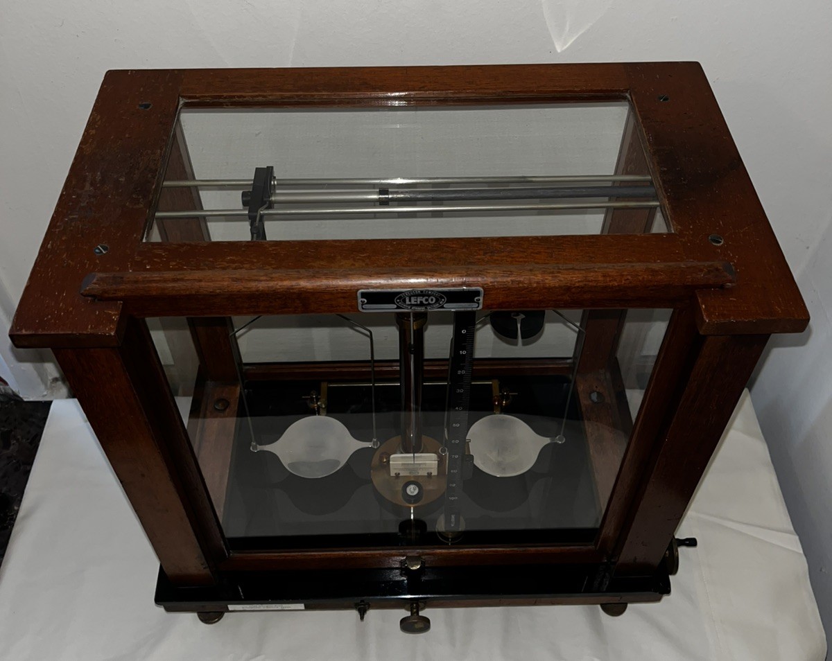 Antique Seederer-Kohlbusch Scientific Balance Scale.