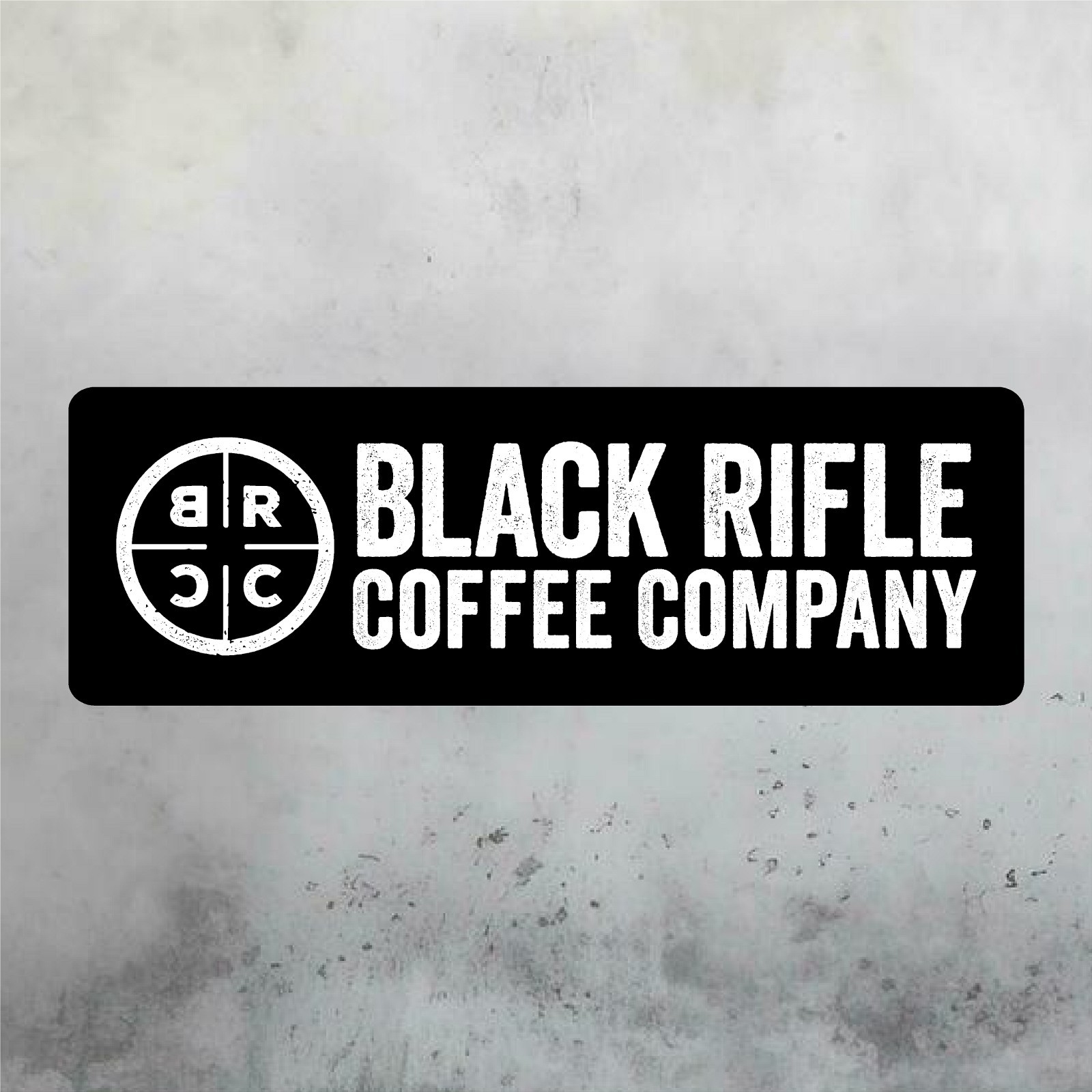 BLACK RIFLE COFFEE COMPANY Aluminum Sign 12in x 36in - Mancave Gun Room Wall Art