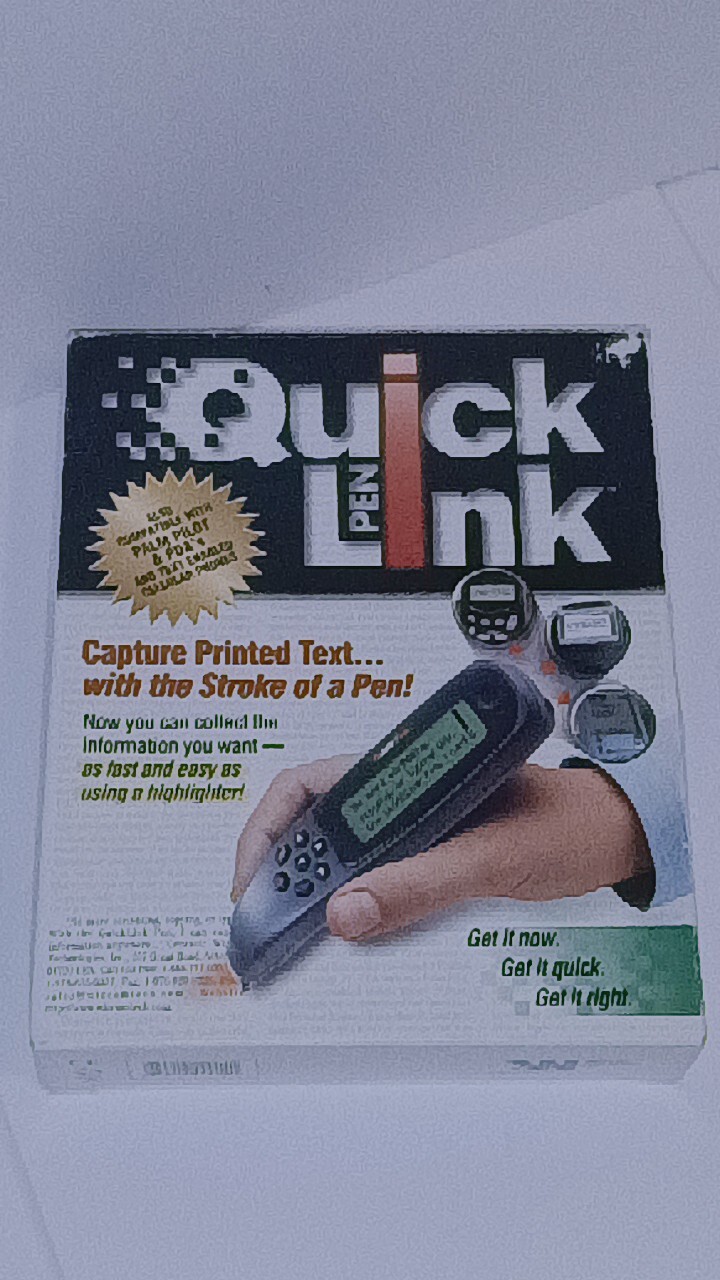 WizCom QuickLink Pen Handheld Scanner Super Pen 🔵