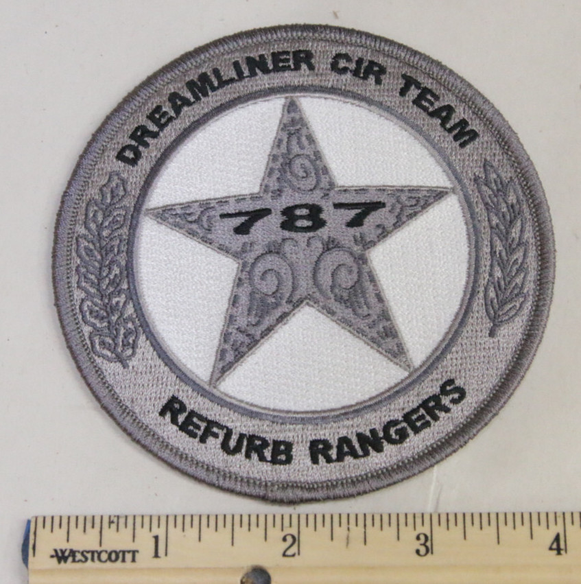 Dreamliner CIR Team Refurb Rangers 787 Costume Patch -  NEW Old Stock