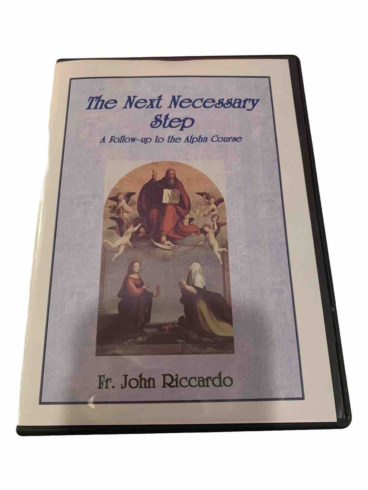 The Next Necessary Step Fr. John Riccardo Catholic Religion 7 Audio CD Set VG LN