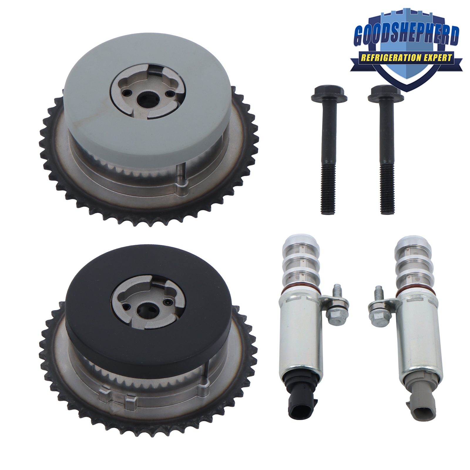 For 09-17 Buick Verano Chevry GMC 2.4L VVT Cam Phasers Timing Solenoid Valve Set