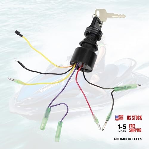 87-17009A5 87-17009A2 Boat Ignition Switch Key Fits for Mercury Mariner