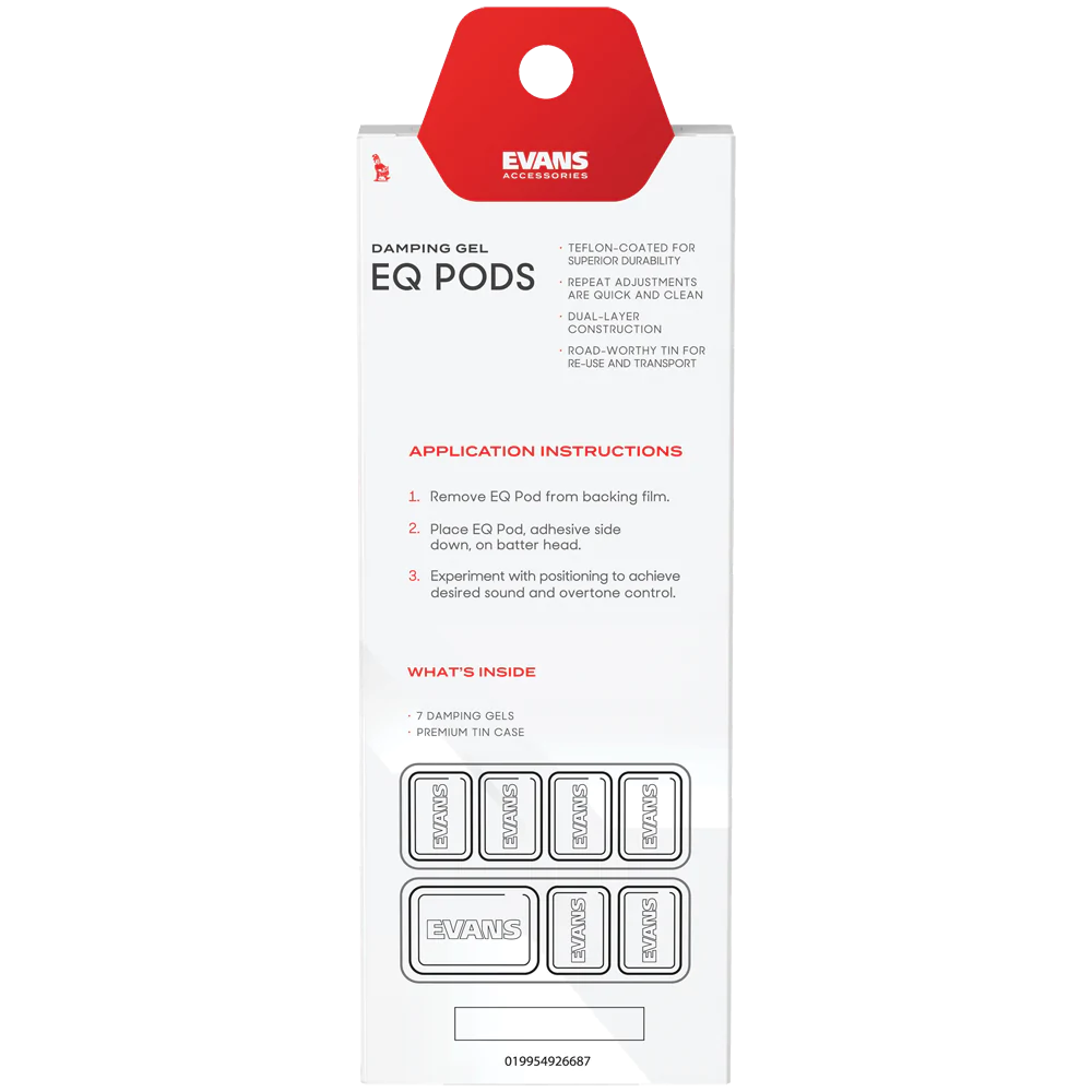 Evans EQ Pods Drum Damper Gels