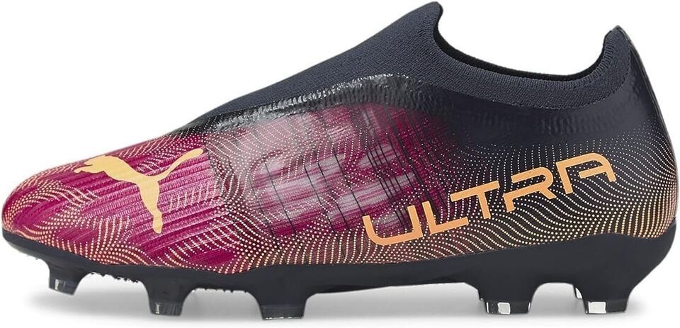 Puma Jr Ultra 3.4 FG/AG Fuchsia Neon Citrus Parisian Night 3C Soccer Cleats NIB