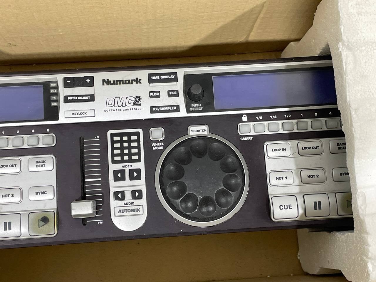 Numark DMC2 PROFESSIONAL RACKMOUNT DJ SOFTWARE CONTROLLER - No Cord, Untested.