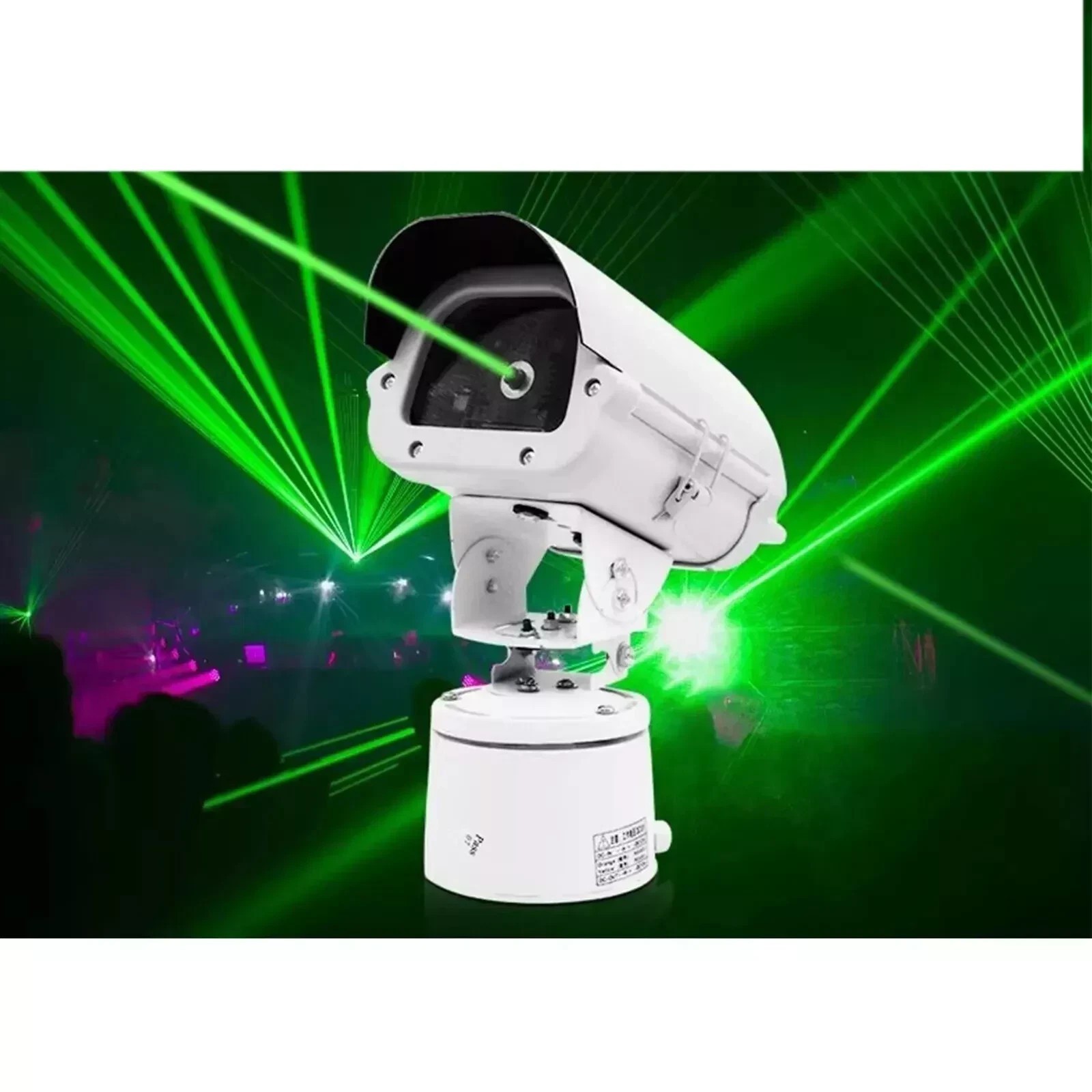 520nm 1W Green Light 0-350 ° Horizontal Moving Outdoor Waterproof Laser Landmark
