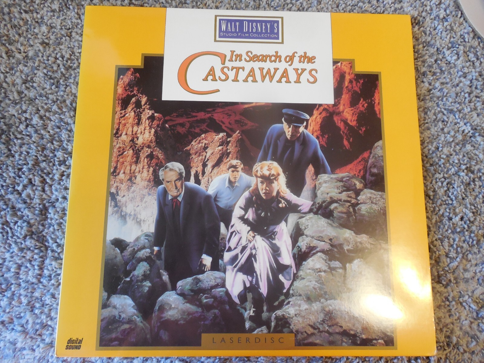 IN SEARCH OF THE CASTAWAYS- LASERDISC-Newly Restored and Remastered, Full length