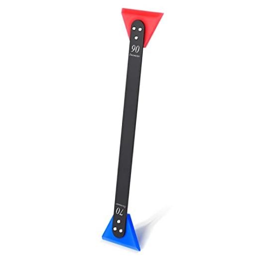 Small Squeegee for Vinyl, 2 in 1 Different Hardness Rubber Blade with 1 Piece