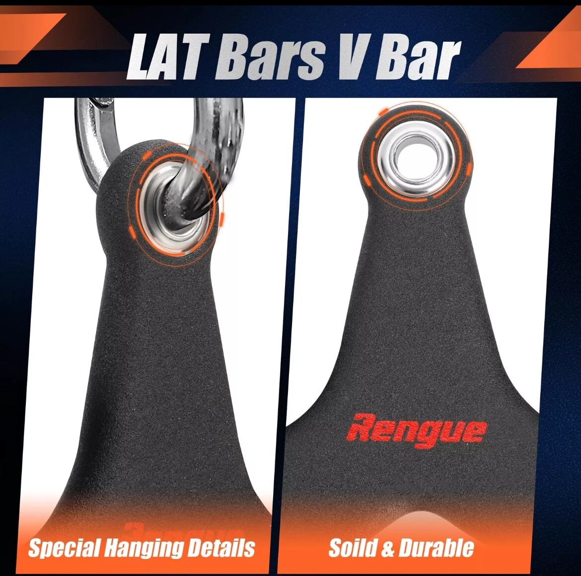LAT Pull Down Bar T-Bar V-Bar Pulley Cable Machine LAT Pulldown Attachments