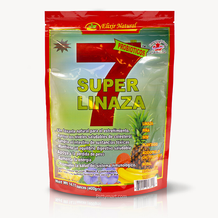 Super 7 - Organic Ground Flax Seed - 400 GR