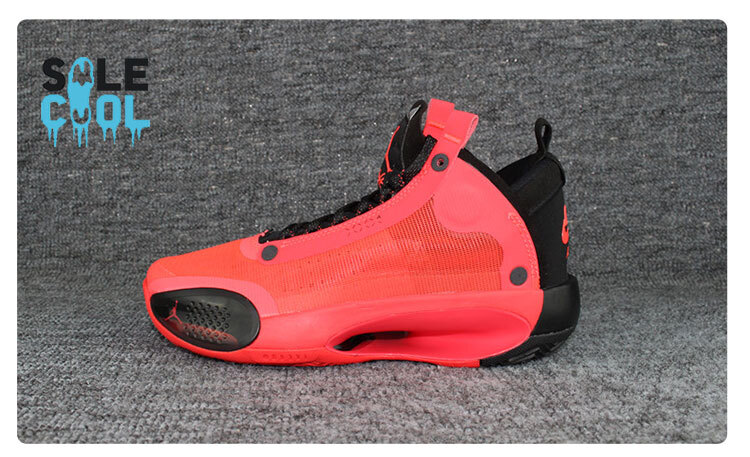 Nike Air Jordan 34 Infrared GS Kids Black Red Shoes BQ3384-600