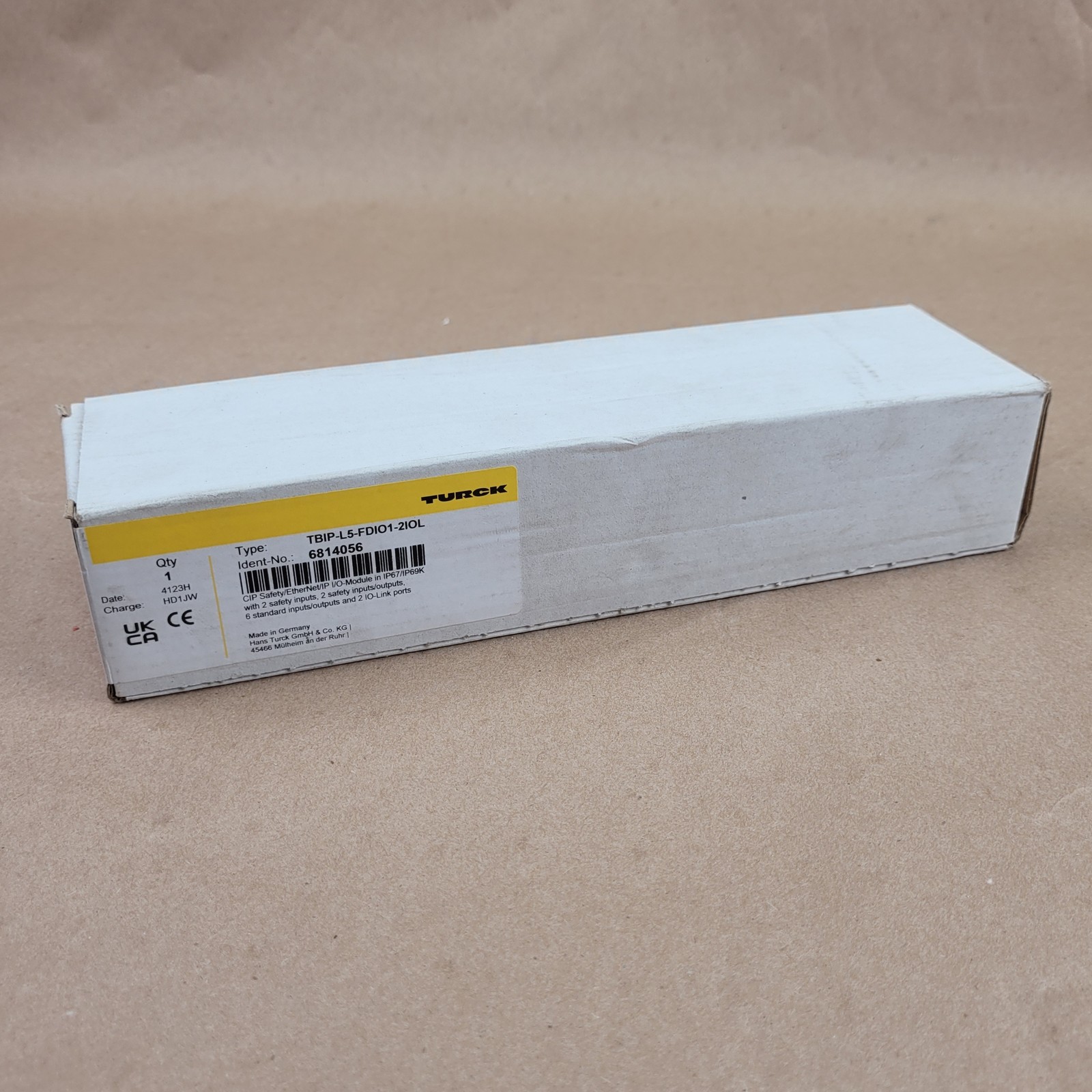Turck TBIP-L5-FDIO1-2IOL, Ethernet Block Module, 10Mbps/100Mbps - NEW