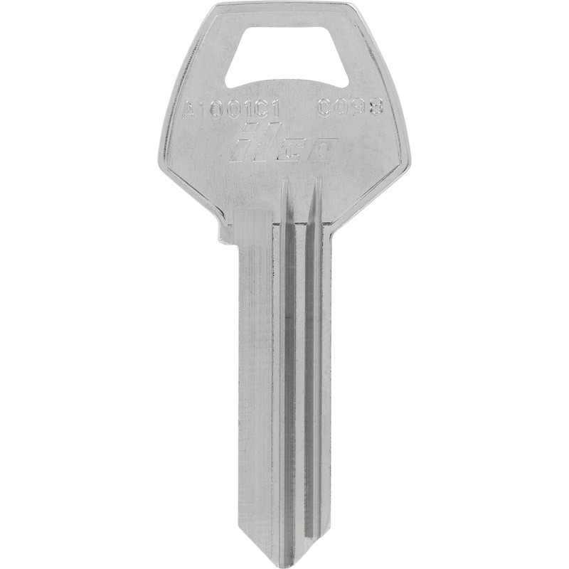 Hillman 532051 KeyKrafter Brass CO98 Single-Sided Blank Key #2051 (Pack of 4)