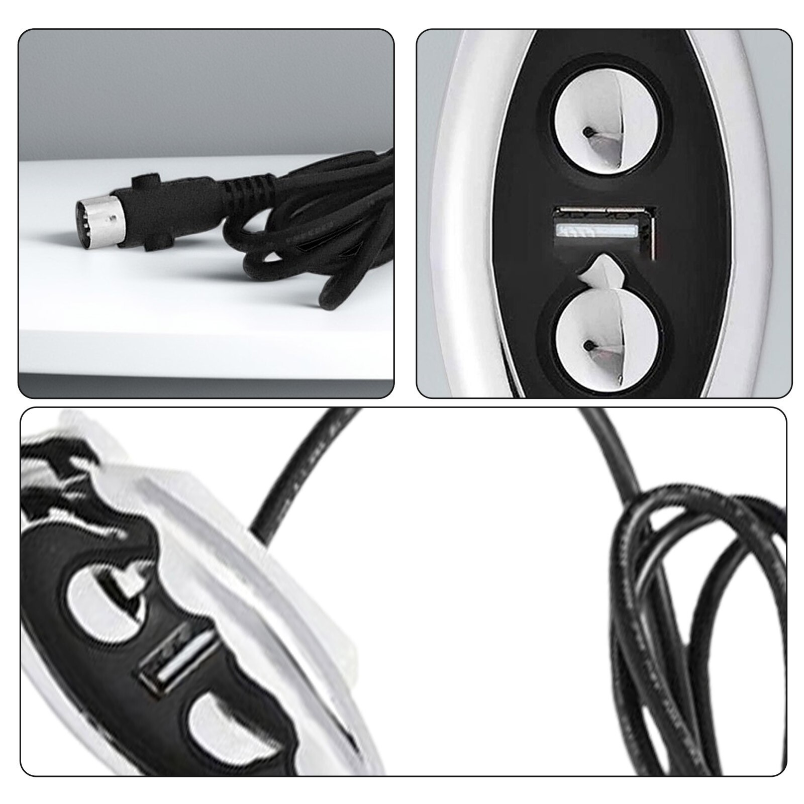 Mulin Electric Switch - MLSK14-C Button Power Recliner Switch + USB fGpu