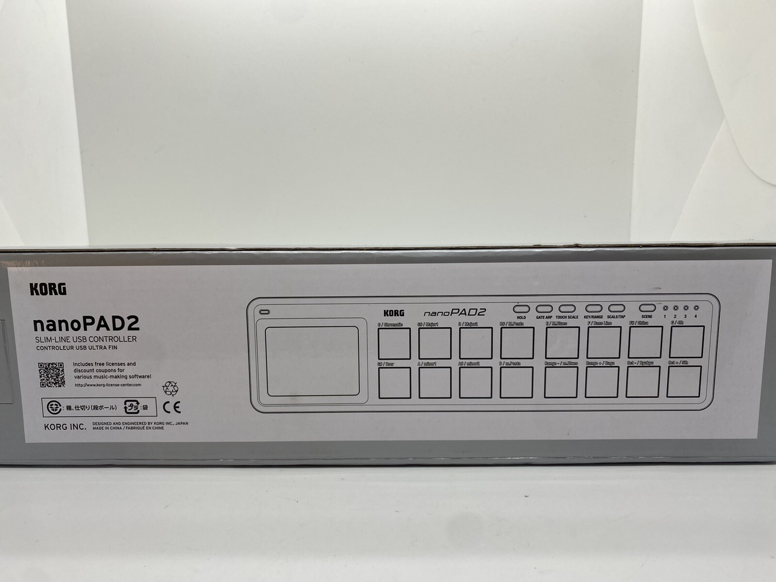 Korg nanoPAD2 Slim-Line USB MIDI Controller (Black) - Free Shipping