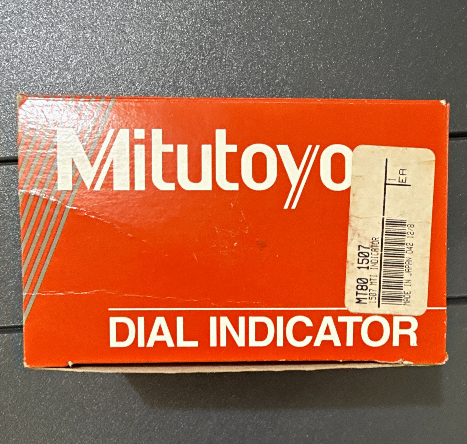 Mitutoyo Dial Indicator, MPN 1507 (MTI80 1507), Made in Japan
