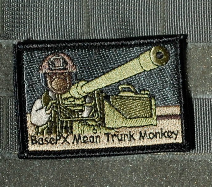 JSOC GREEN BERETS SFG ADVISORS SAS PMC velkrö TAB: Mean Trunk Monkey by BasePX