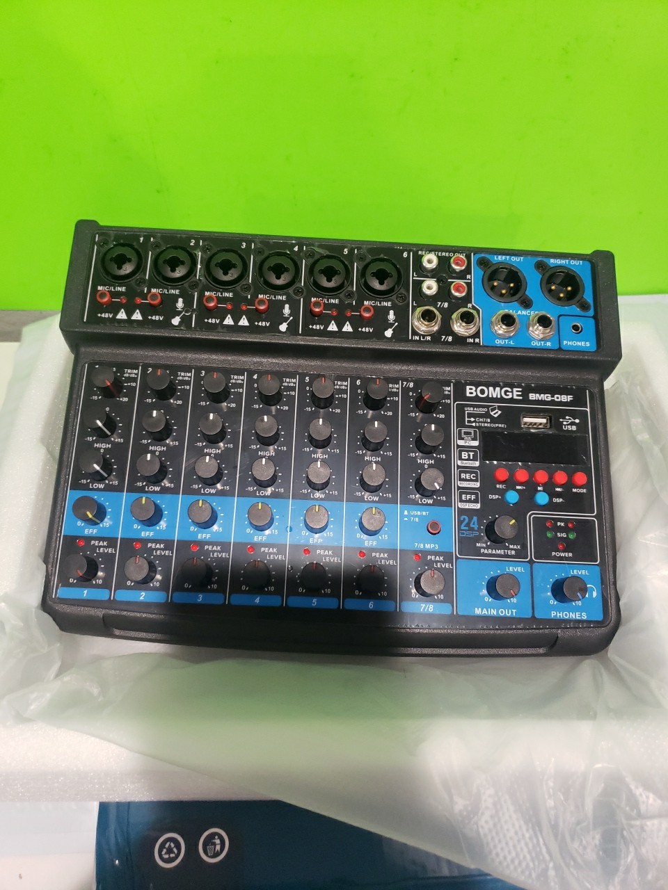 24 DSP BT Professional Mixing Console Open Box