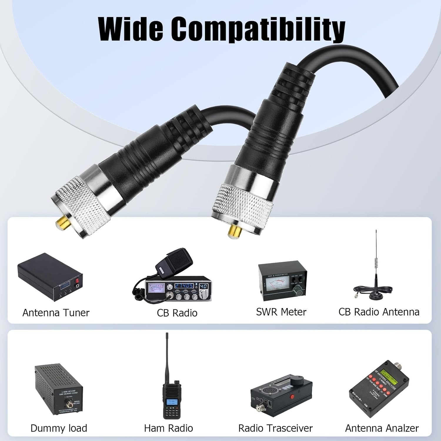 High Quality RG8X Cable for Antenna Analyzer