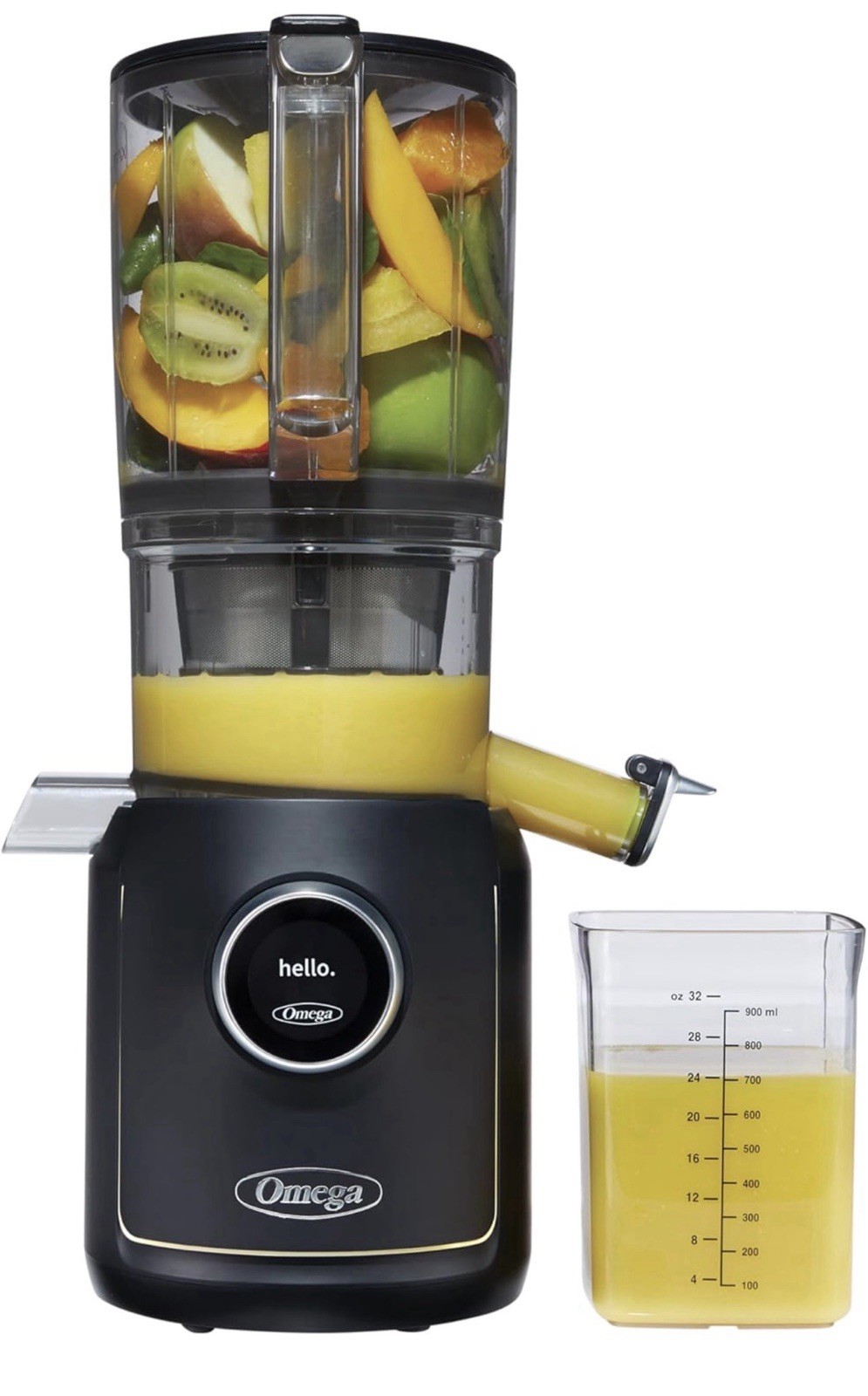 Omega Ultimate Performance Slow Masticating Batch Juicer w/ Intellidial 4 Glass