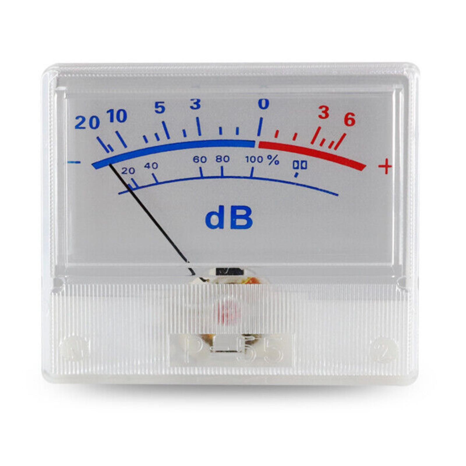 High-Precision VU Level Meter Header Power Amplifier Meter Sound Gauge Tool